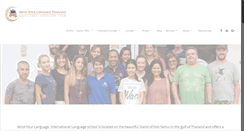 Desktop Screenshot of mindyourlanguagethailand.com